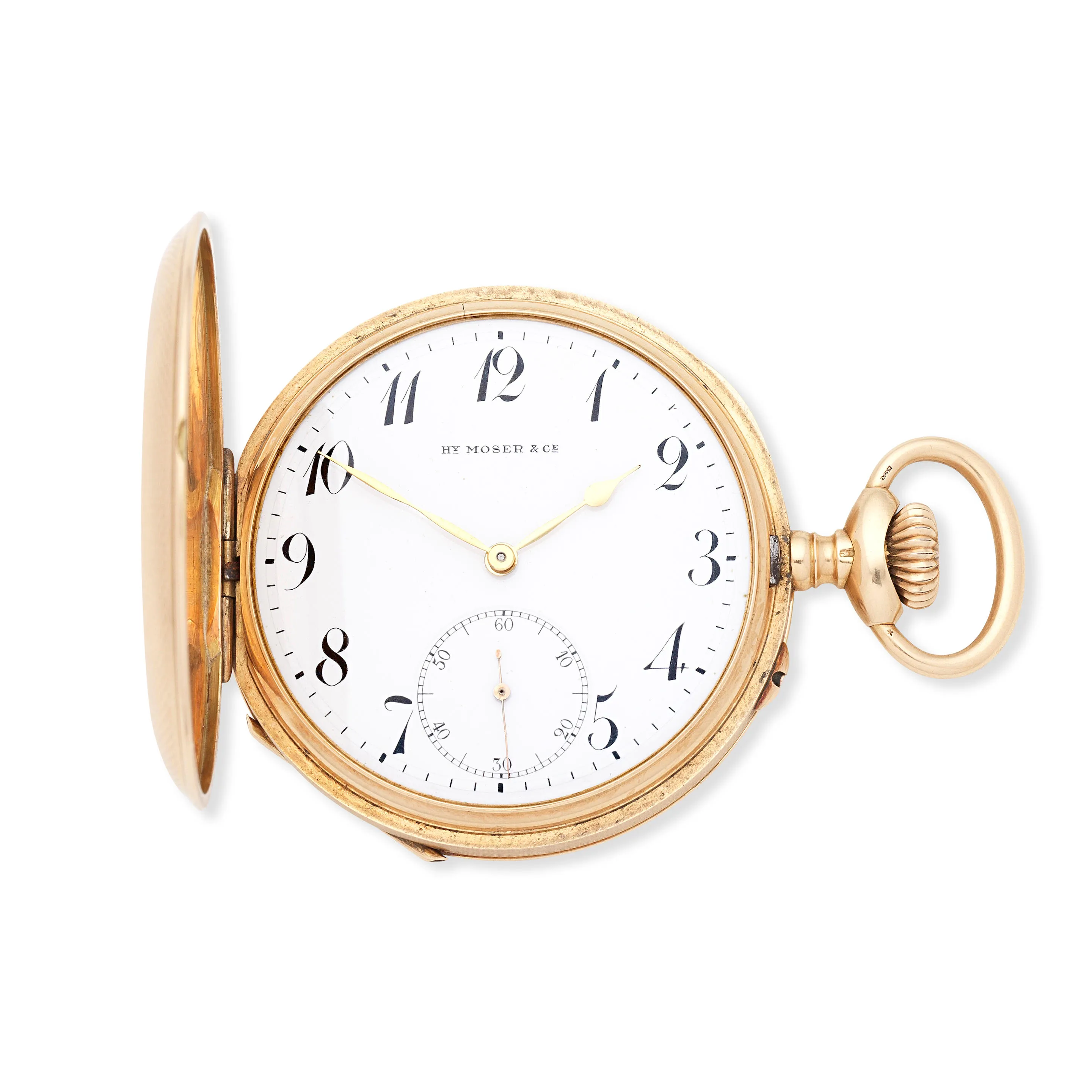 H. Moser & Cie. 50mm Yellow gold White