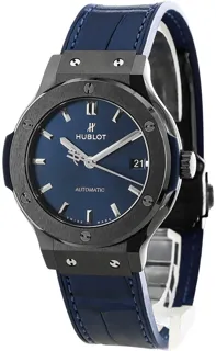 Hublot Classic Fusion Blue 565.CM.7170.LR 38mm Ceramic Blue