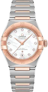 Omega Constellation 131.20.29.20.55.001 Yellow gold and Stainless steel White