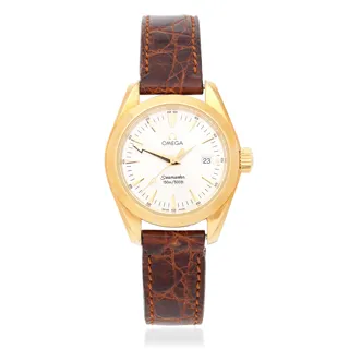 Omega Aqua Terra 2677.30.37 Yellow gold Silver