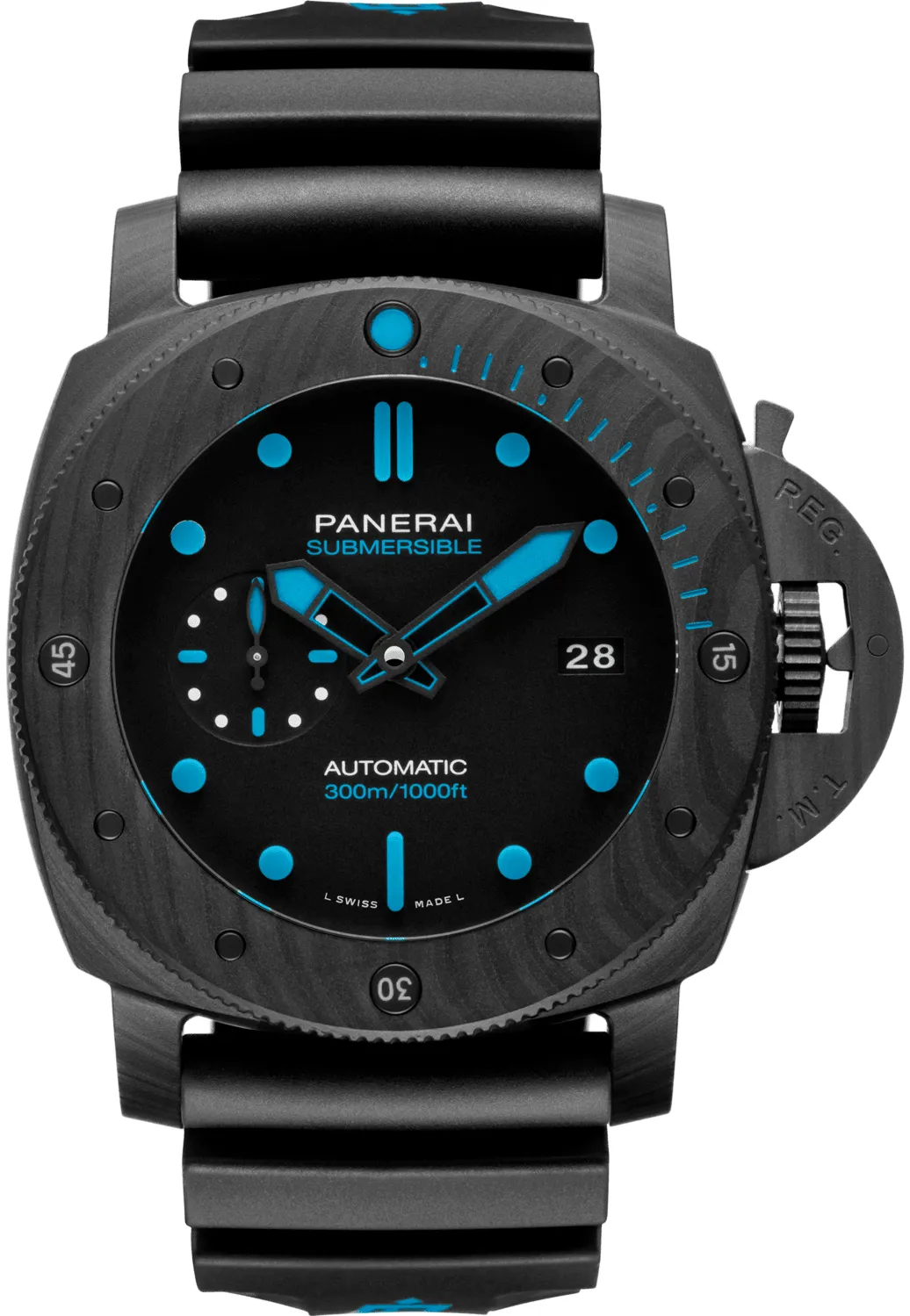 Panerai Luminor GMT Automatic PAM 01616 47mm Carbon fiber Black