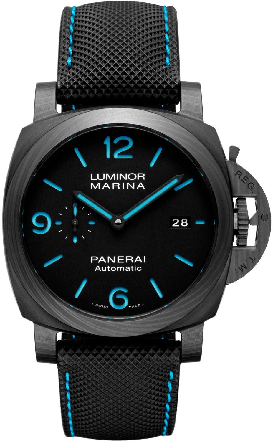 Panerai Luminor GMT Automatic PAM 01661 44mm Carbon fiber Black