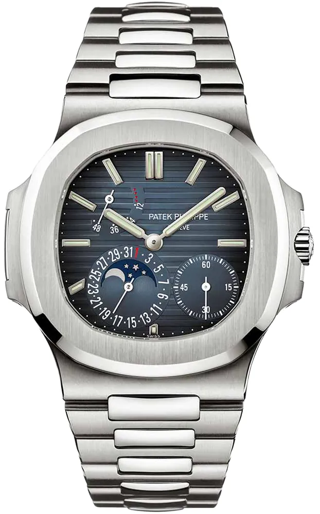 Patek Philippe Nautilus Moonphase 5712/1A-001 40mm Stainless steel Blue