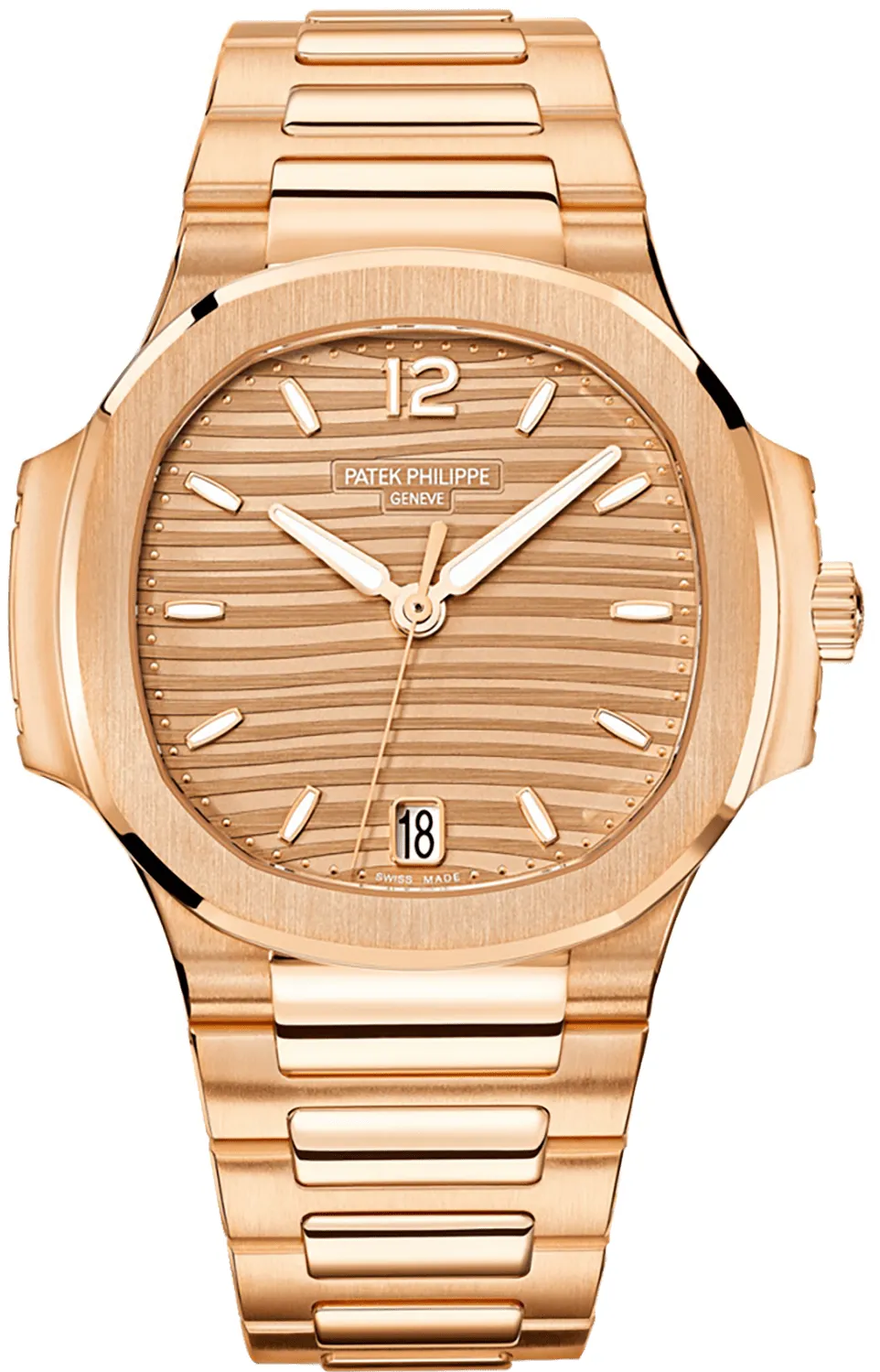 Patek Philippe Nautilus 7118/1R-010 35mm Rose gold Brown