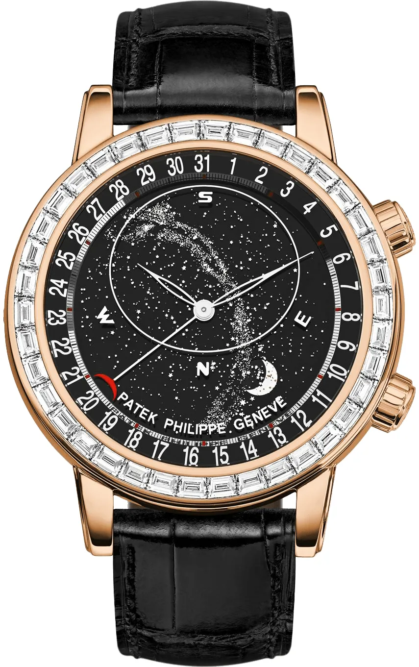 Patek Philippe Celestial 6104R-001 44mm Rose gold Black