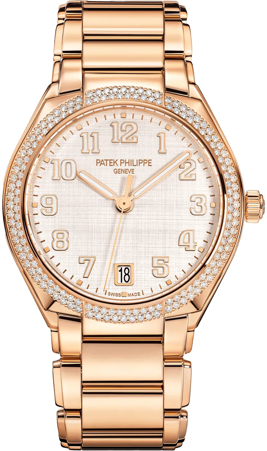 Patek Philippe Twenty~4 7300/1200R-010 36mm Rose gold Silver