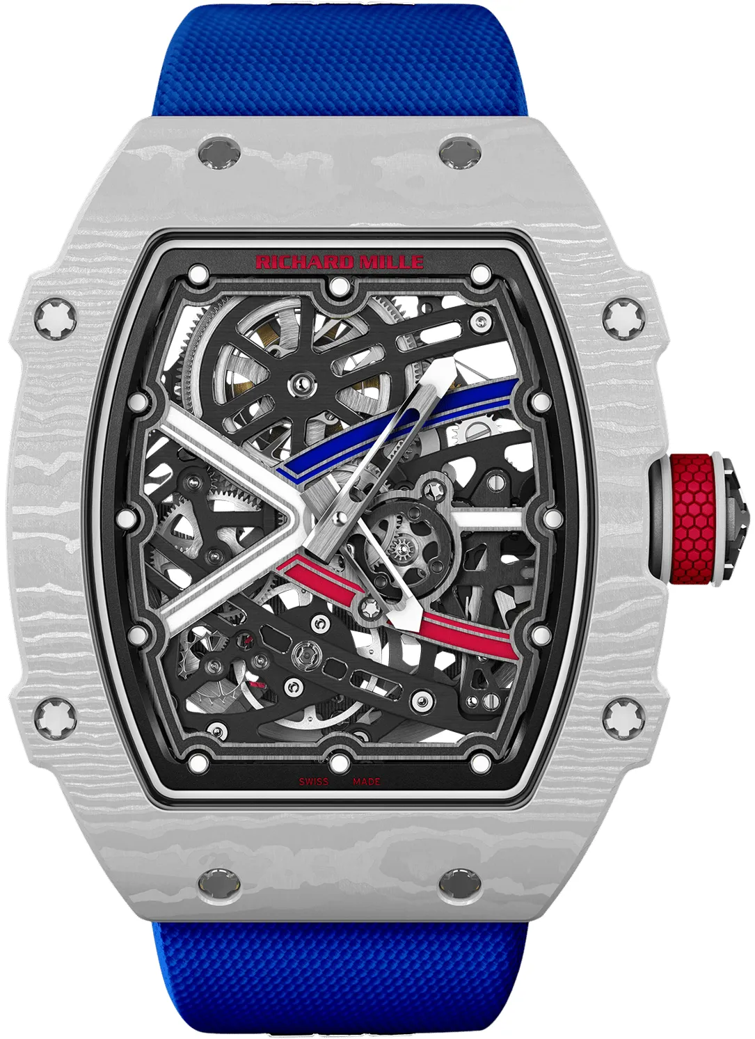 Richard Mille RM67-02 RM67-02 CA FQ Alexis Pinturault 38mm Carbon fiber Skeletonized