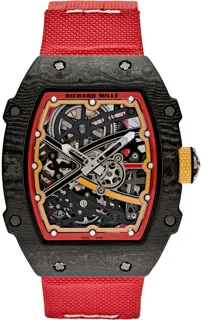 Richard Mille RM67-02 RM67-02 CA FQ Alexander Zverev 38mm Quartz TPTu00ae$Carbon TPTu00ae