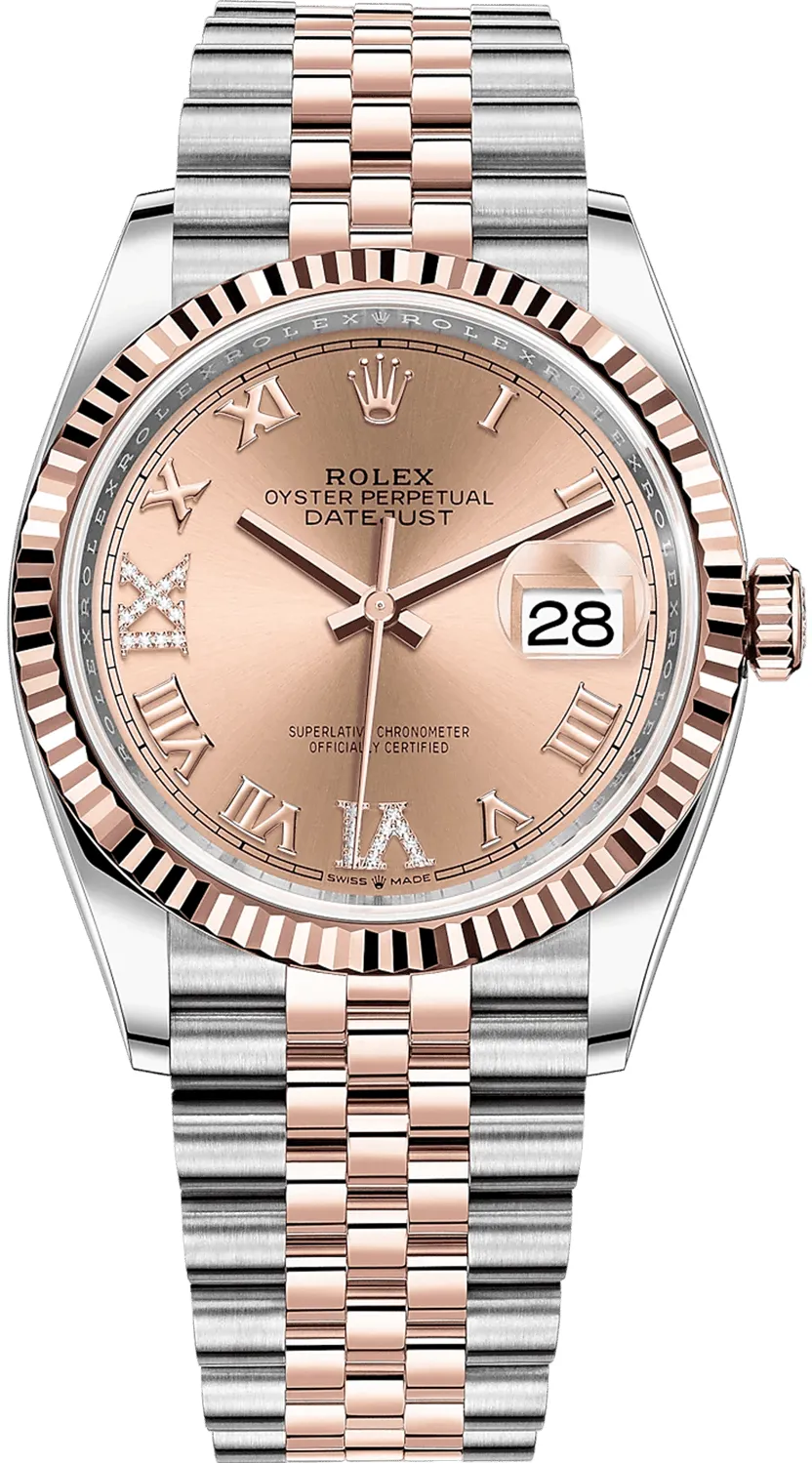 Rolex Datejust 126231-0027 36mm Yellow gold and stainless steel