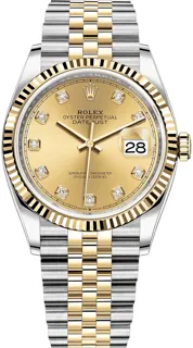 Rolex Datejust 36 126233-0017 Yellow gold and Oystersteel Golden