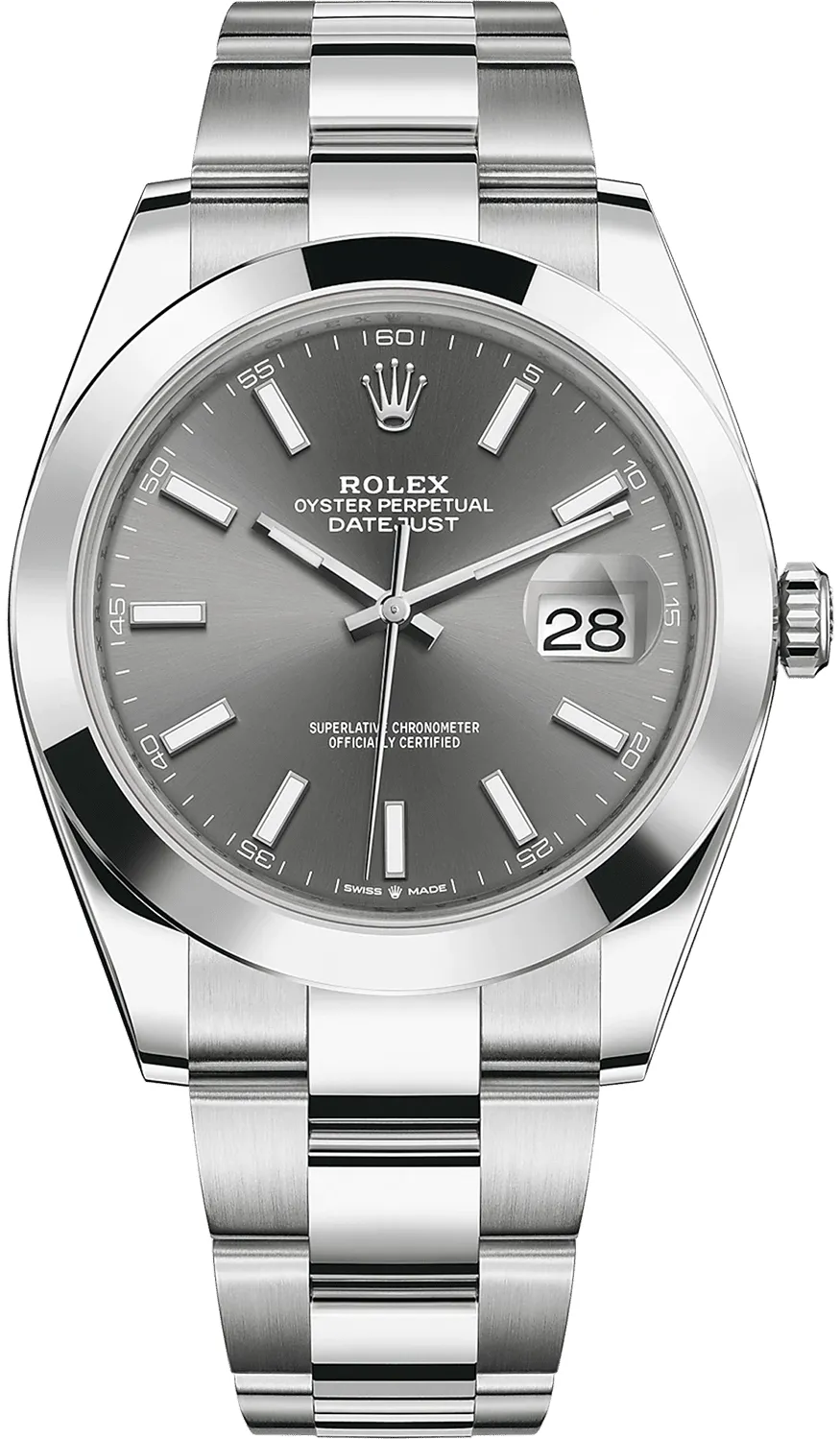 Rolex Datejust 41 126300-0007 41mm Oystersteel Gray