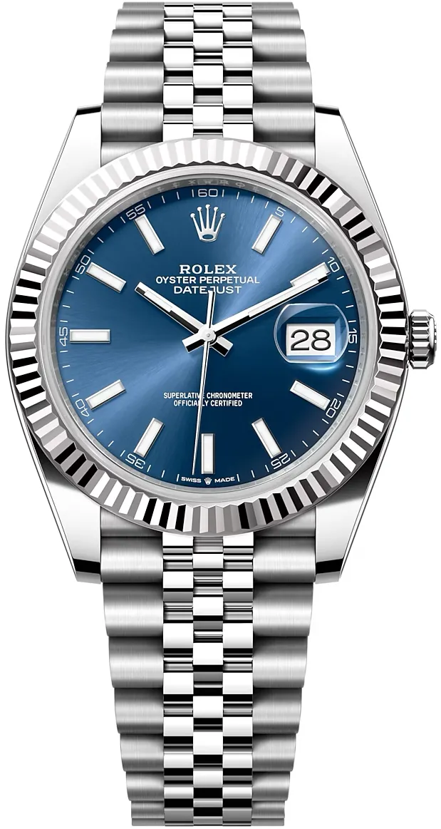 Rolex Datejust 41 126334-0002 41mm White gold and Oystersteel Blue