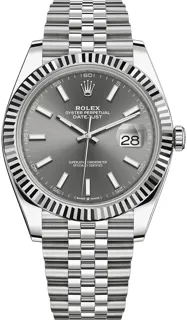 Rolex Datejust 41 126334-0014 White gold and Stainless steel Gray