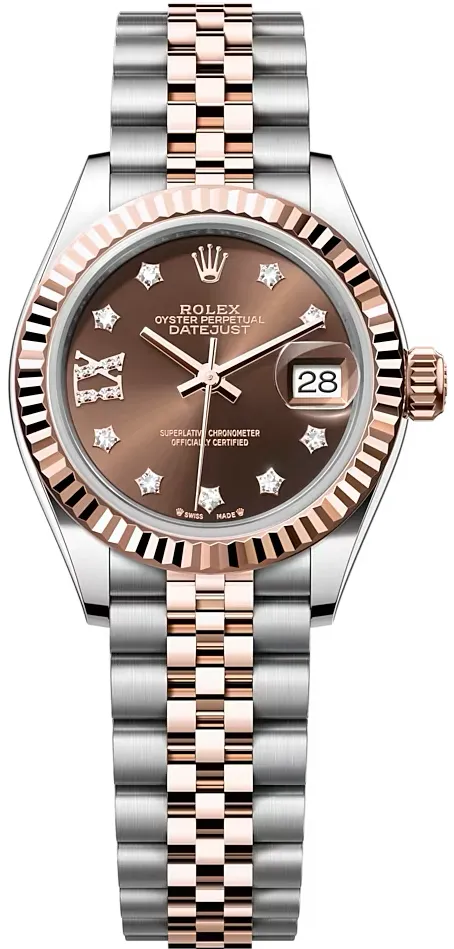 Rolex Datejust 279171-0003 28mm Stainless steel Brown