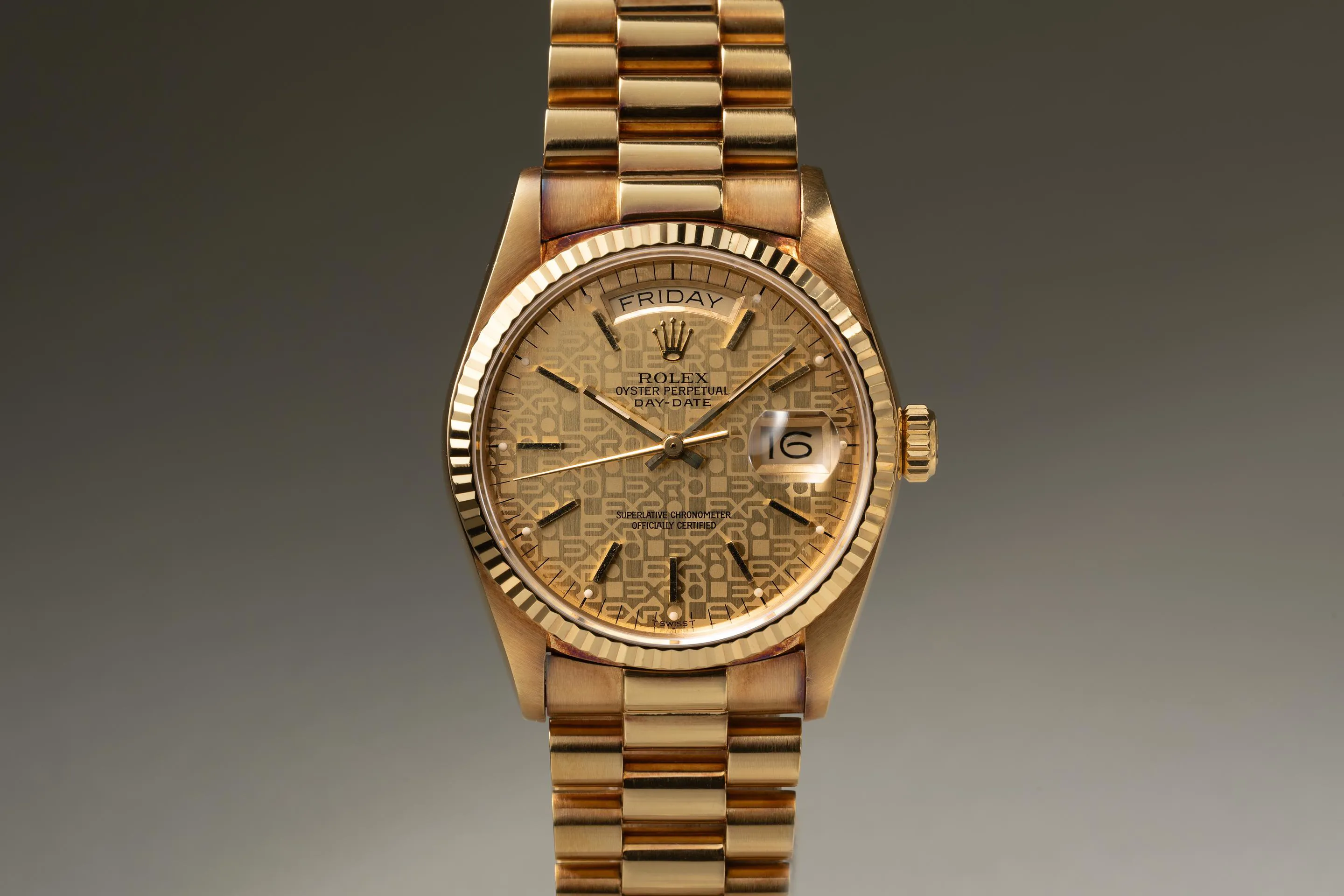 Rolex Day-Date 18038 Yellow gold Champagne