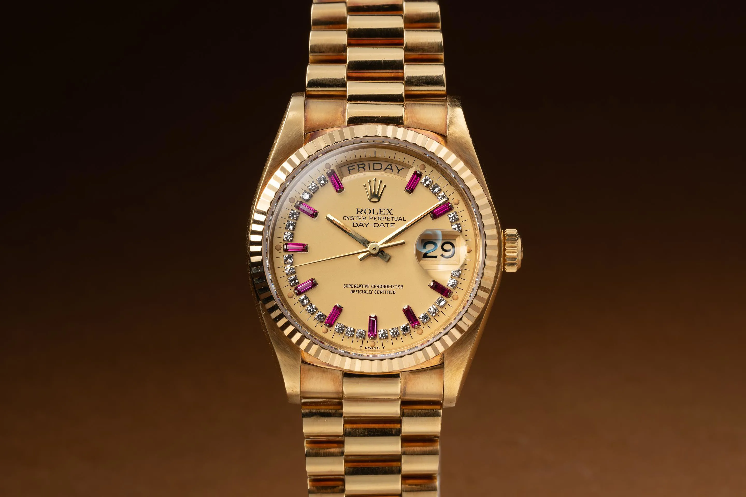 Rolex Day-Date 18038 Yellow gold Champagne