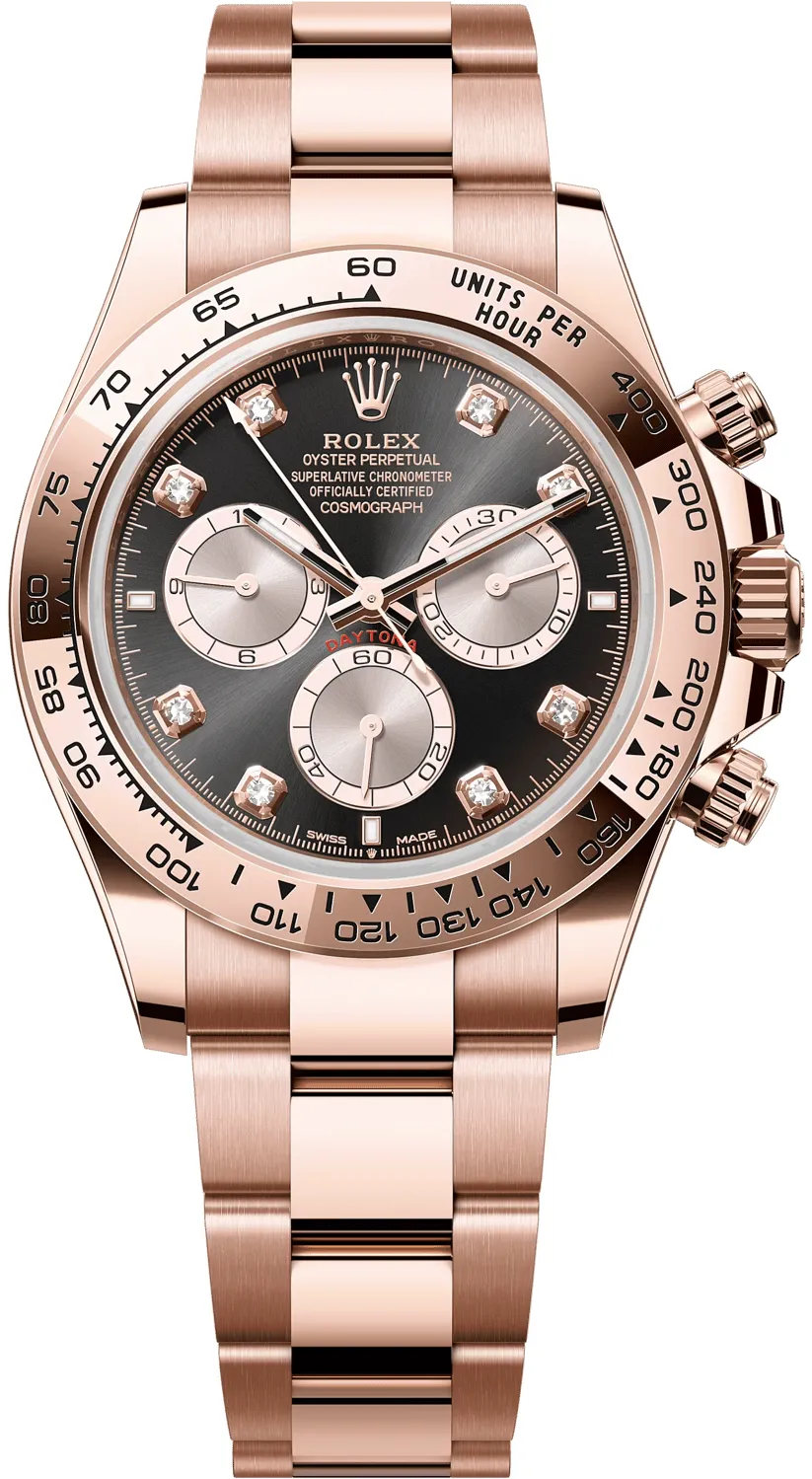 Rolex Daytona 126505-0002 40mm Everose gold Black