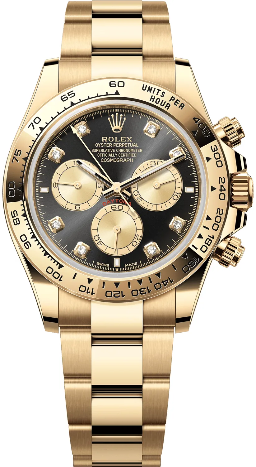 Rolex Daytona 126508-0003 40mm 18k yellow gold Black