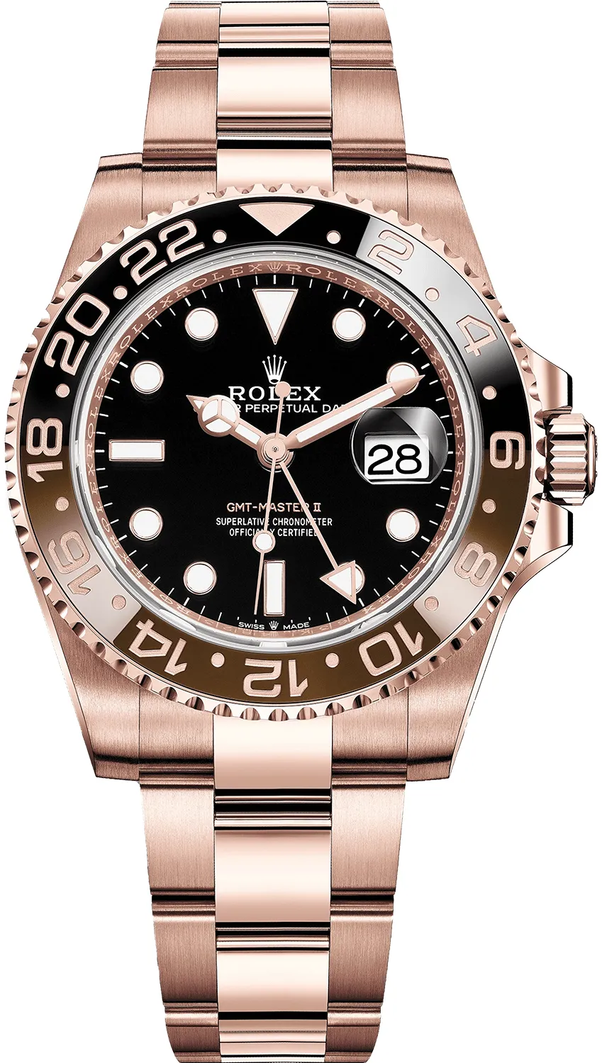 Rolex GMT-Master II 126715CHNR-0001 40mm Everose gold Black