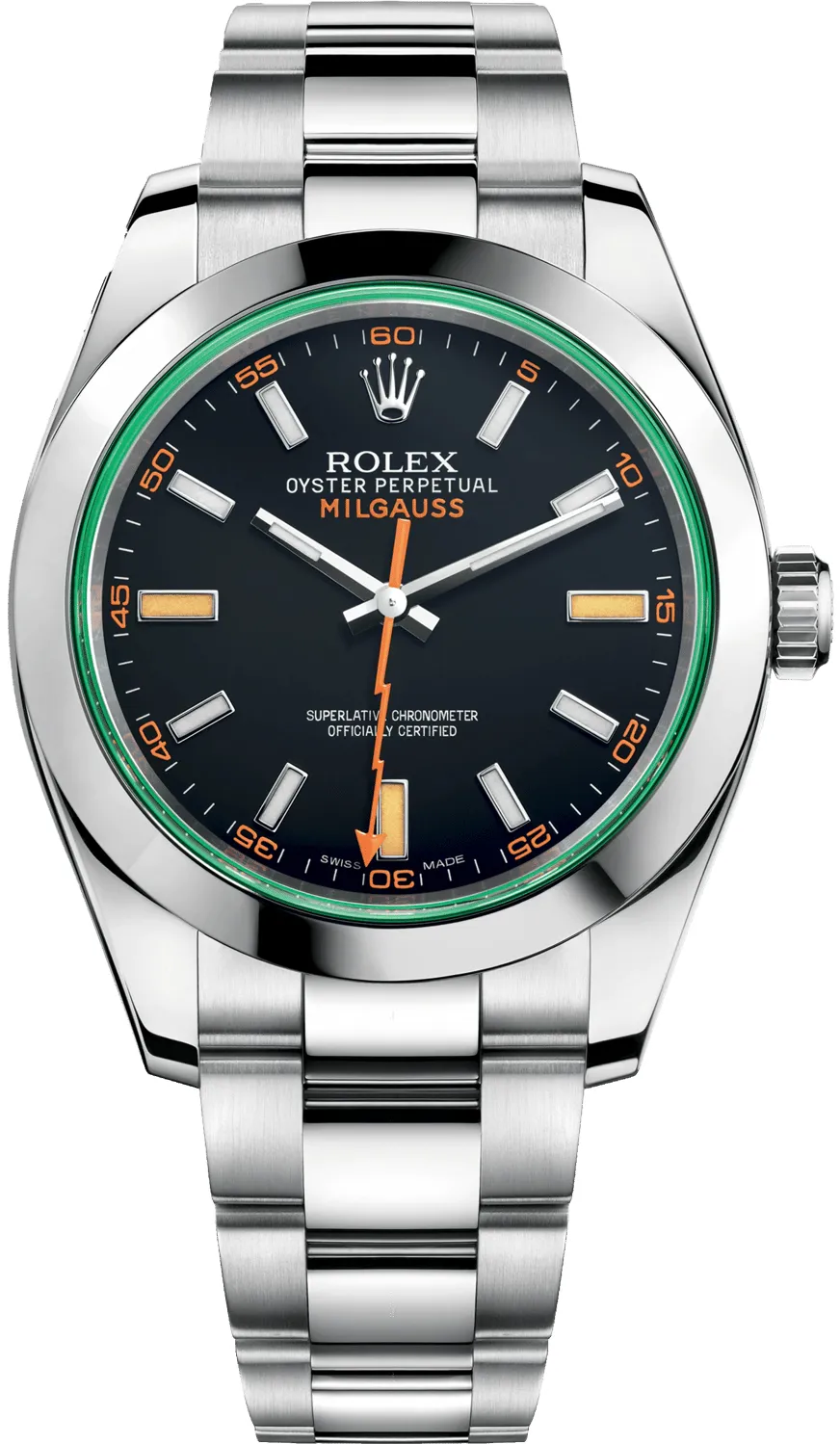 Rolex Milgauss 116400GV-0001 40mm Stainless steel Black