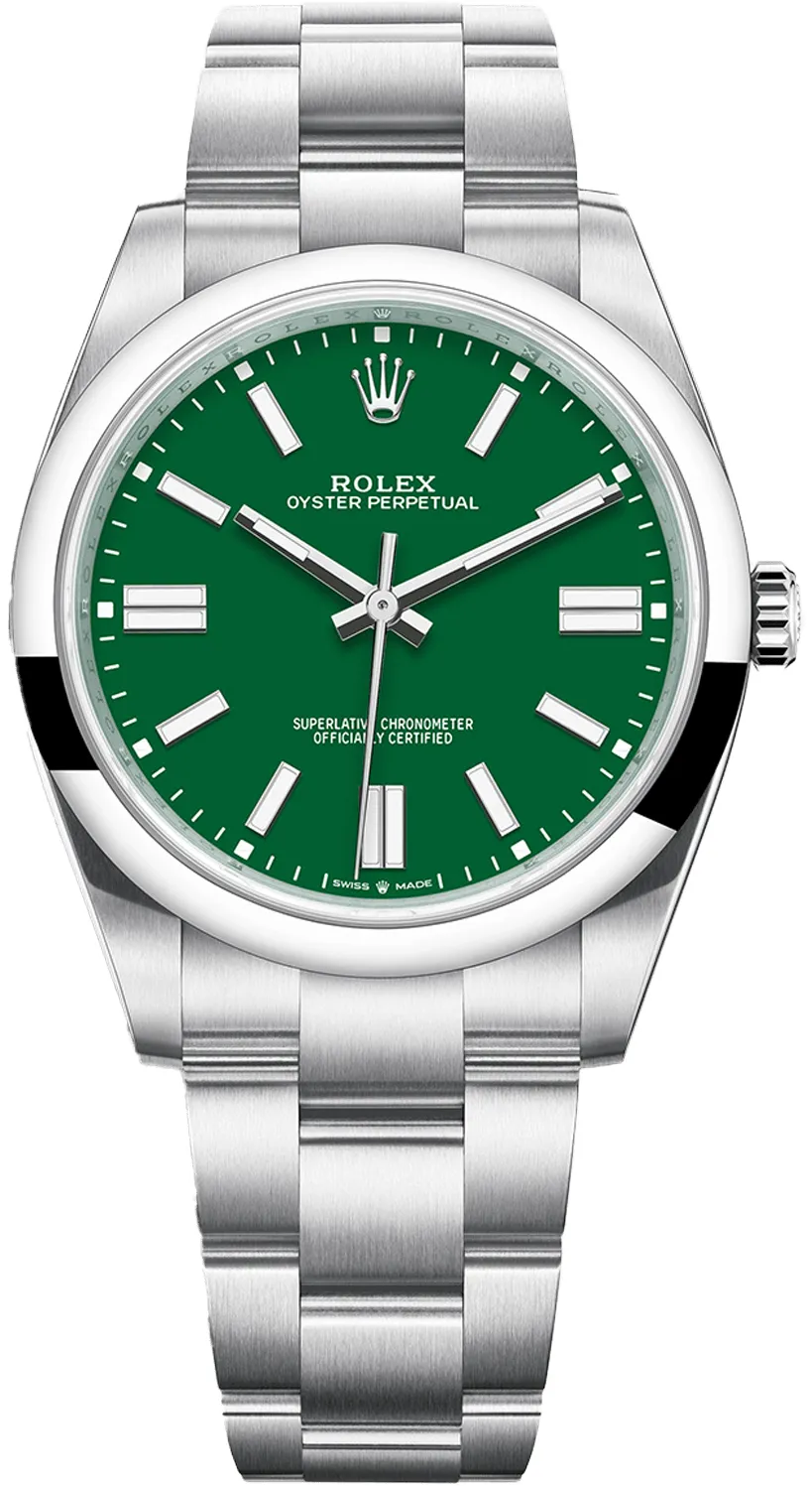 Rolex Oyster Perpetual 124300-0005 41mm Oystersteel Green