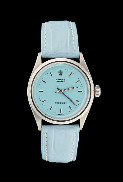 Rolex Precision 33mm Stainless steel Sky blue