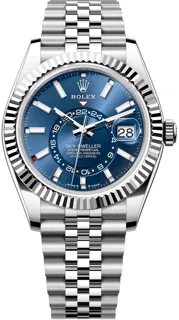 Rolex Sky-Dweller 336934-0006 White gold and Stainless steel Blue