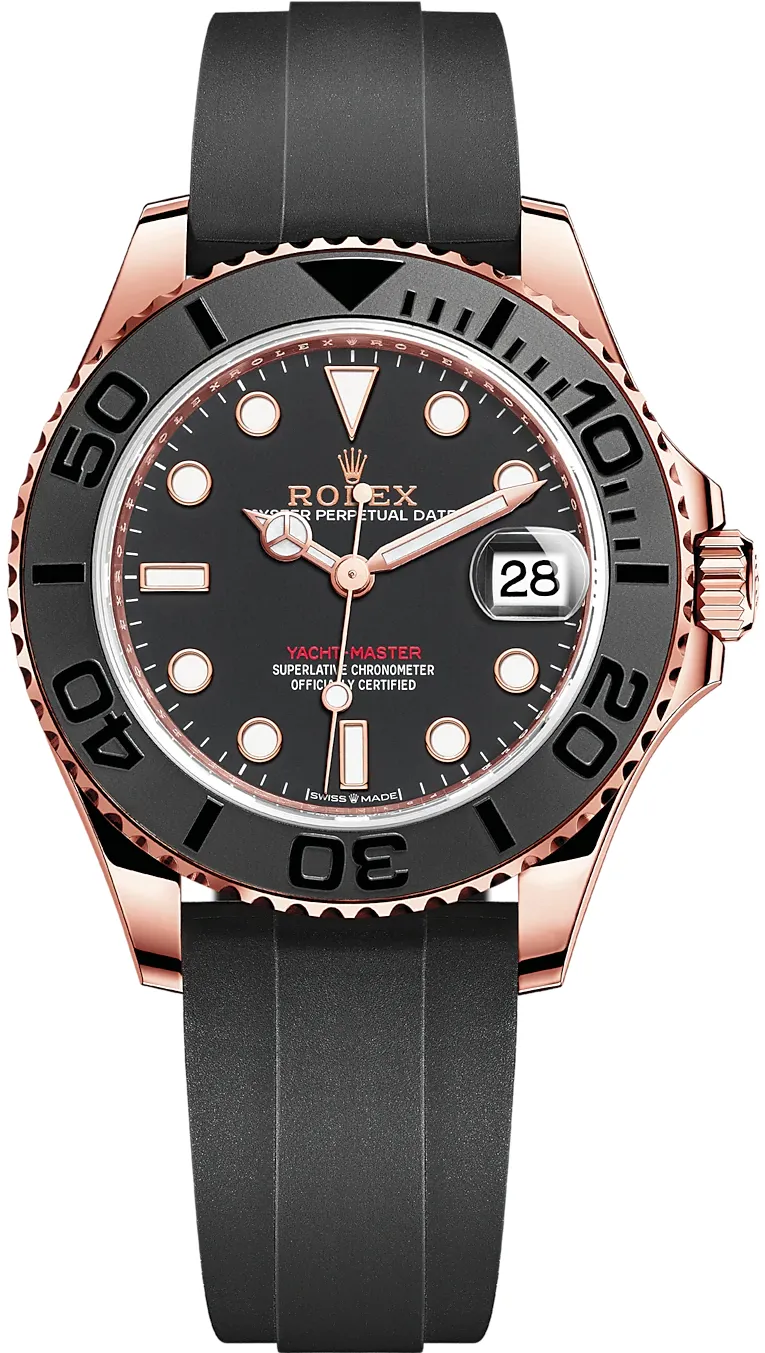 Rolex Yacht-Master 268655-0002 37mm Rose gold Black