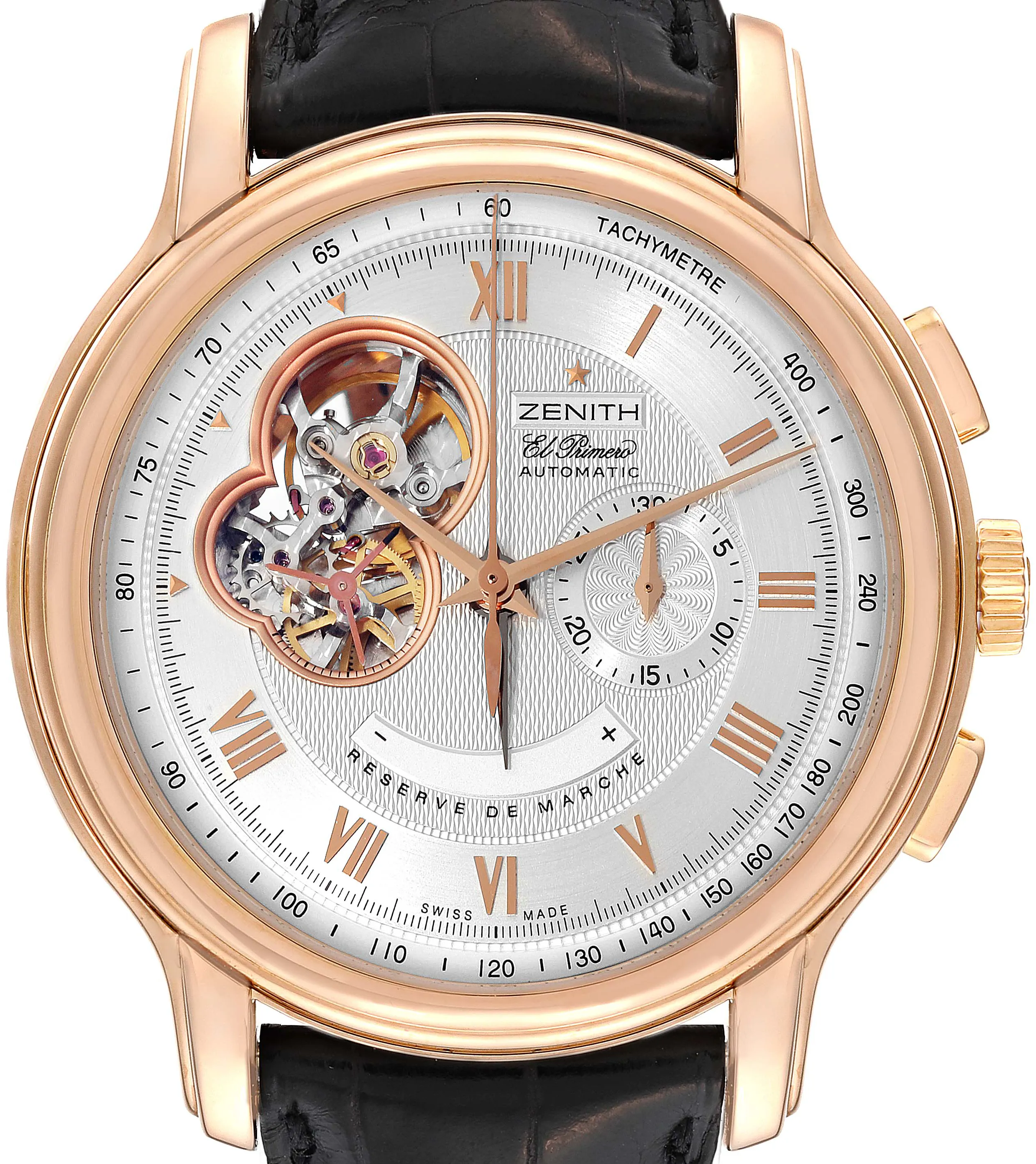 Zenith Chronomaster 18.1260.4021/01.C50 45mm Rose gold and 18k rose gold Silver