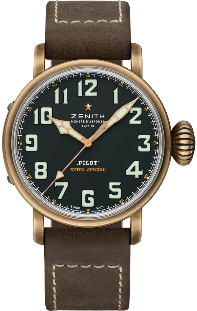 Zenith Pilot 29.2430.679/21.C753 45mm Bronze Black