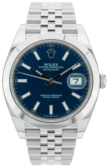 Rolex Datejust 41 126300 41mm Stainless steel Blue