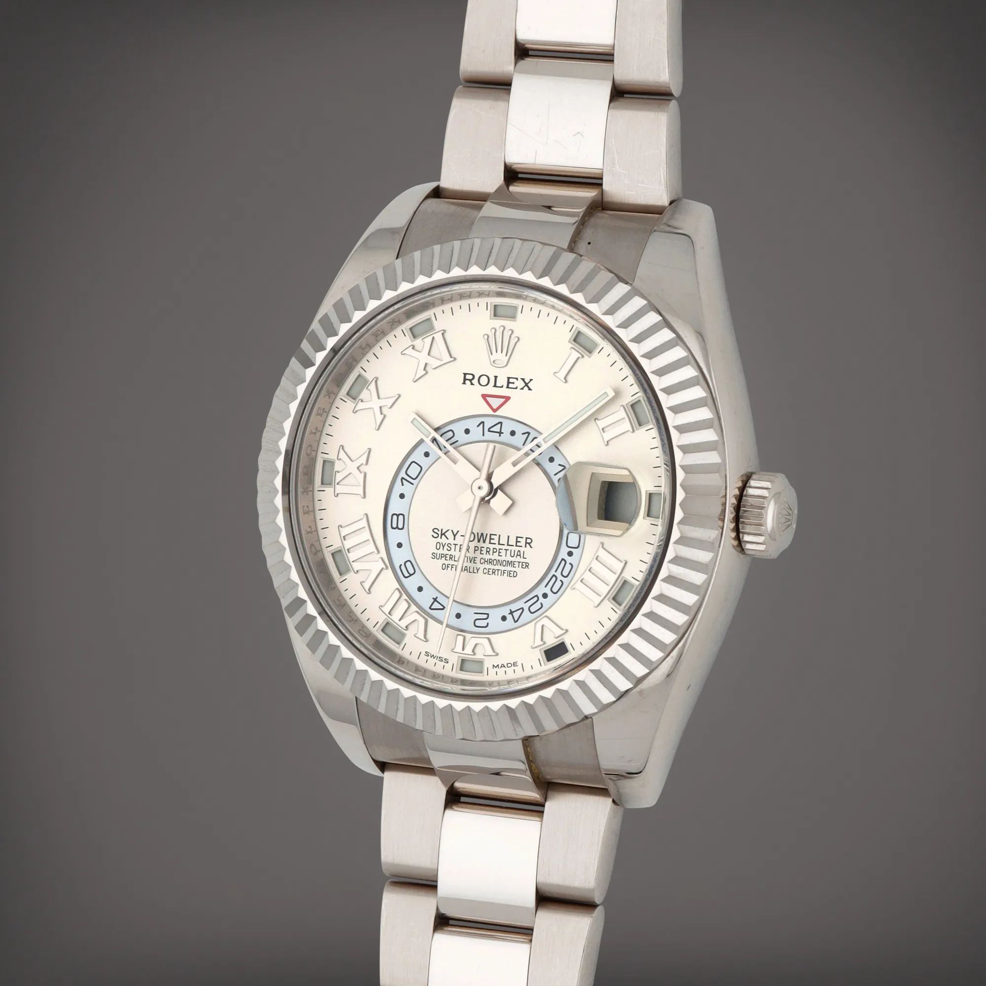 Rolex Sky-Dweller 326939 42mm White gold Silver