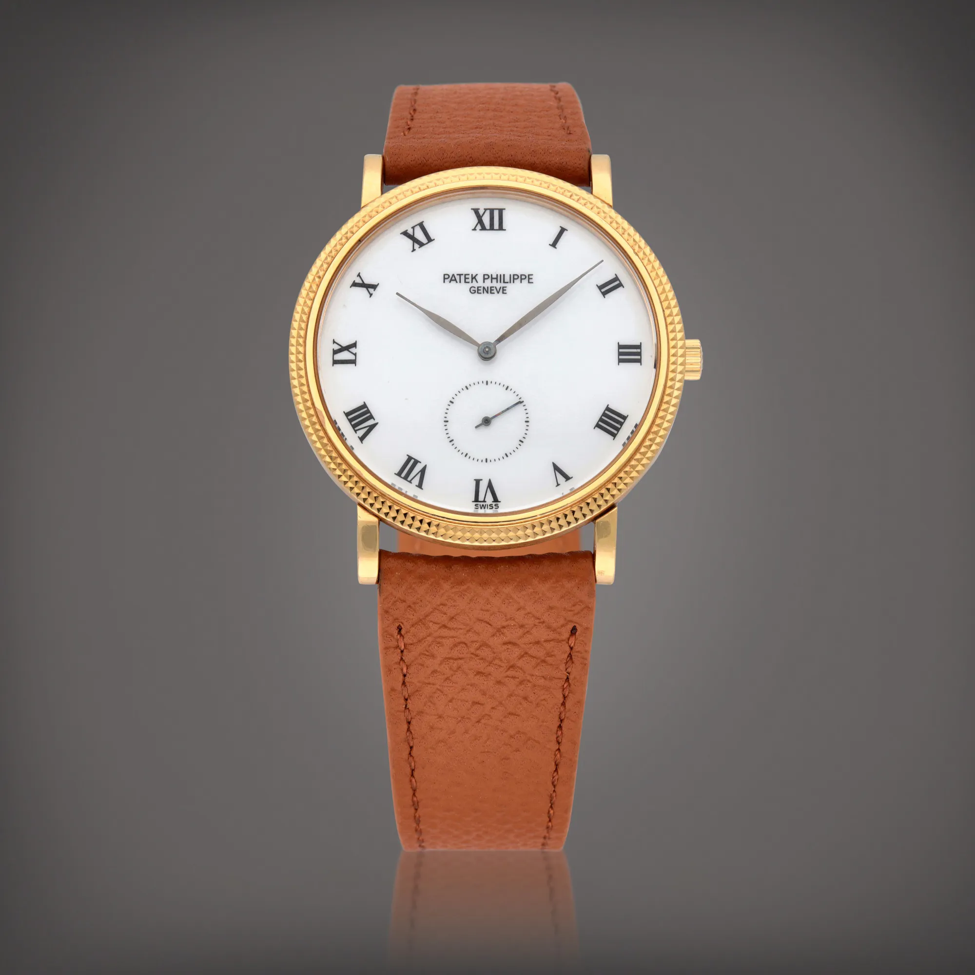 Patek Philippe Calatrava 3919 33.5mm Yellow gold White 1