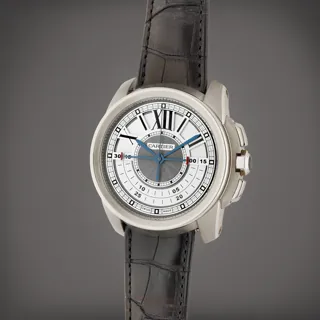 Cartier Calibre de Cartier 3243 White gold Silver