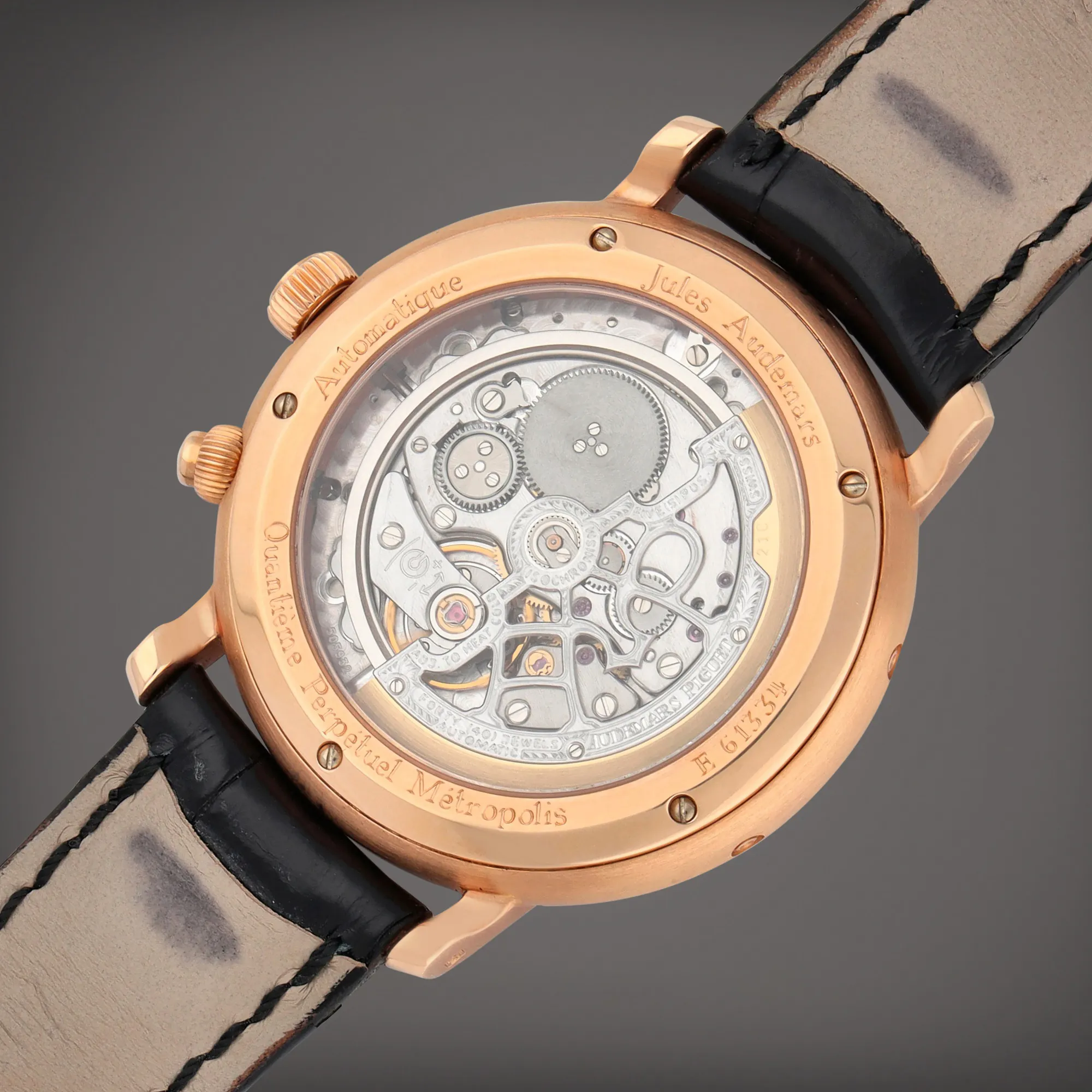 Audemars Piguet Jules Audemars 25919OR.O.0002CR.01 39mm Rose gold Silver 4