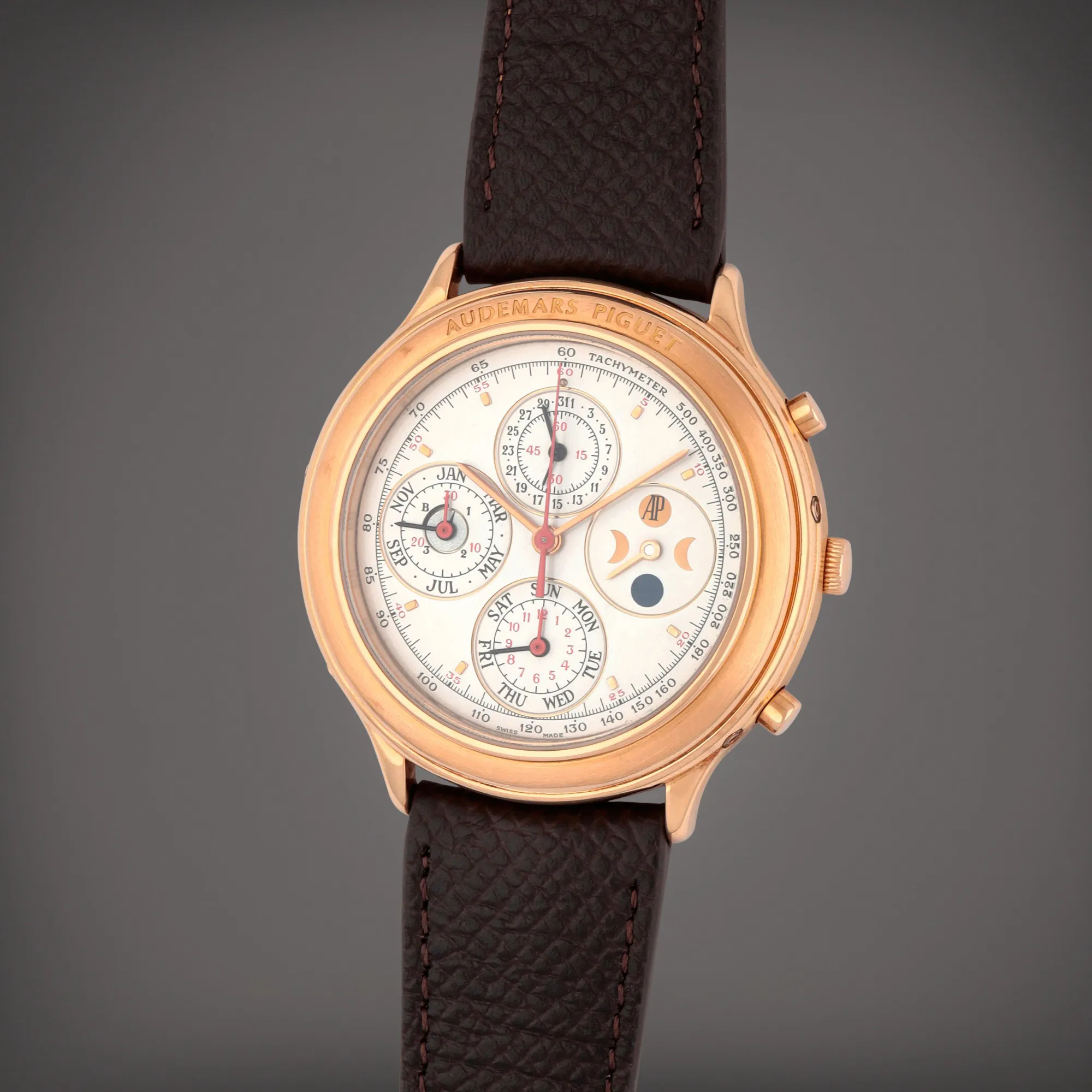 Audemars Piguet Huitième Quantième Perpetuel 25695OR 40mm Rose gold Opaline