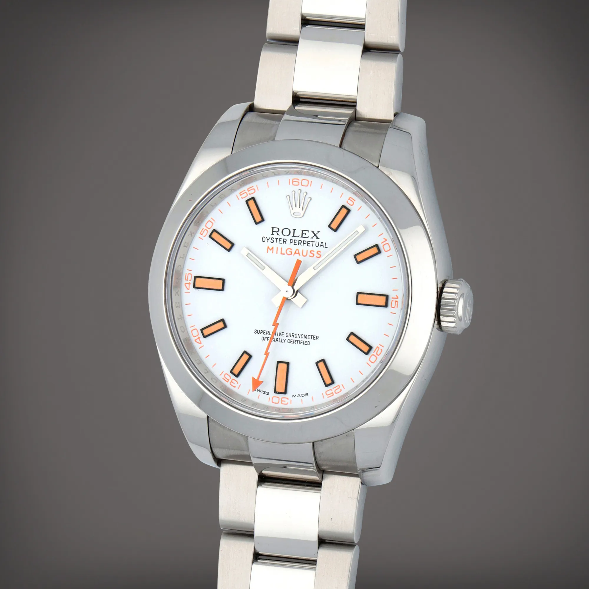 Rolex Milgauss 116400 40mm Stainless steel White