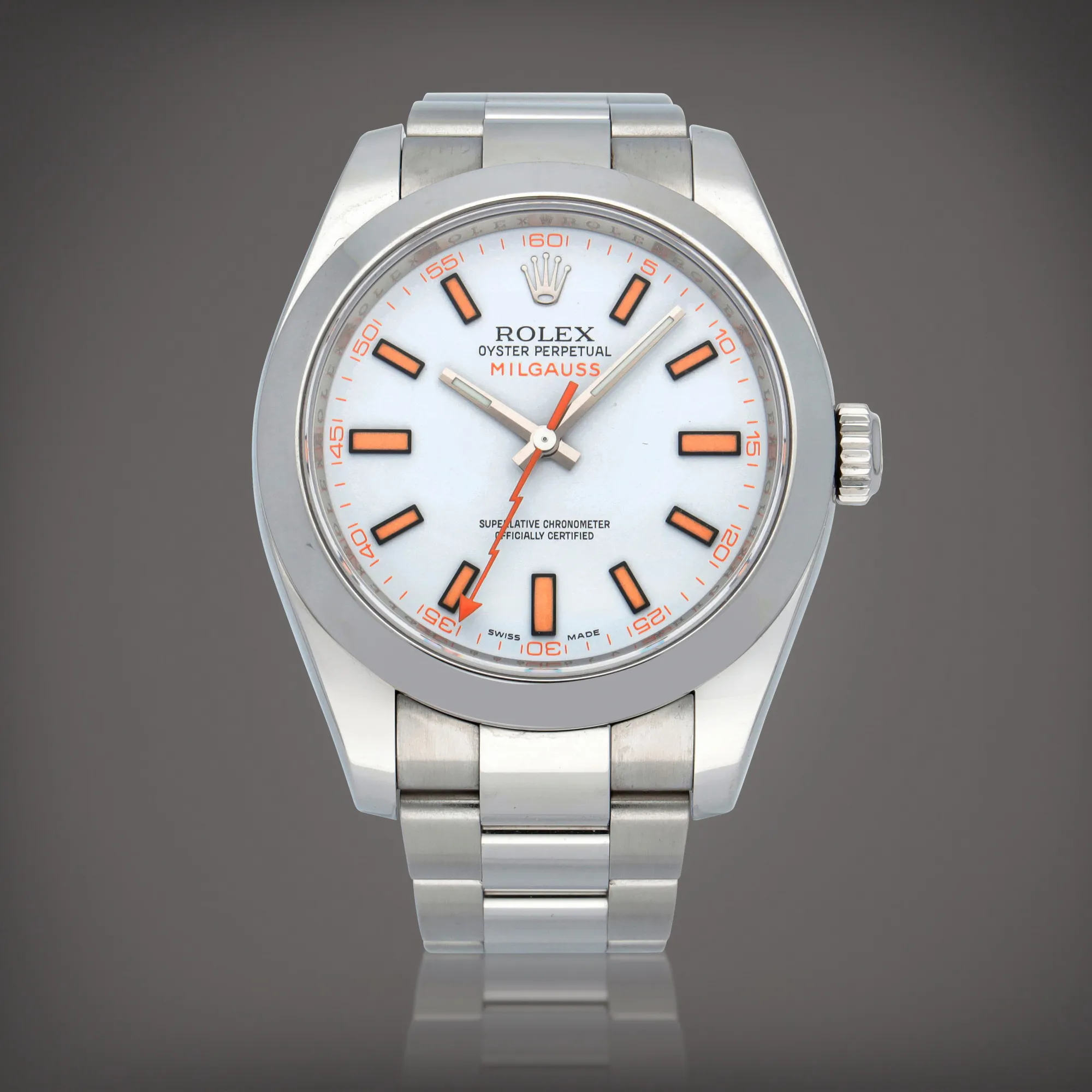 Rolex Milgauss 116400 40mm Stainless steel White 5