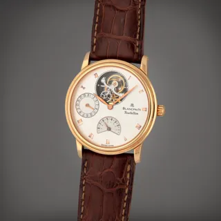 Blancpain Villeret Tourbillon Rose gold Silver