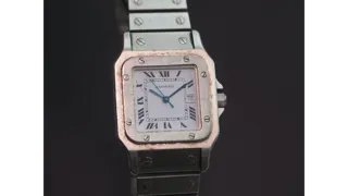 Cartier Santos 2960 Stainless steel White