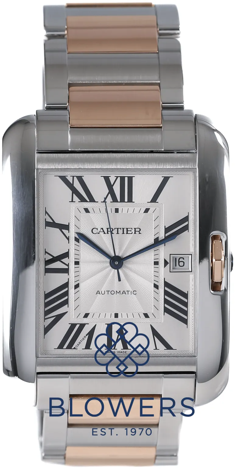 Cartier Tank Anglaise w5310006 47mm Stainless steel Silver