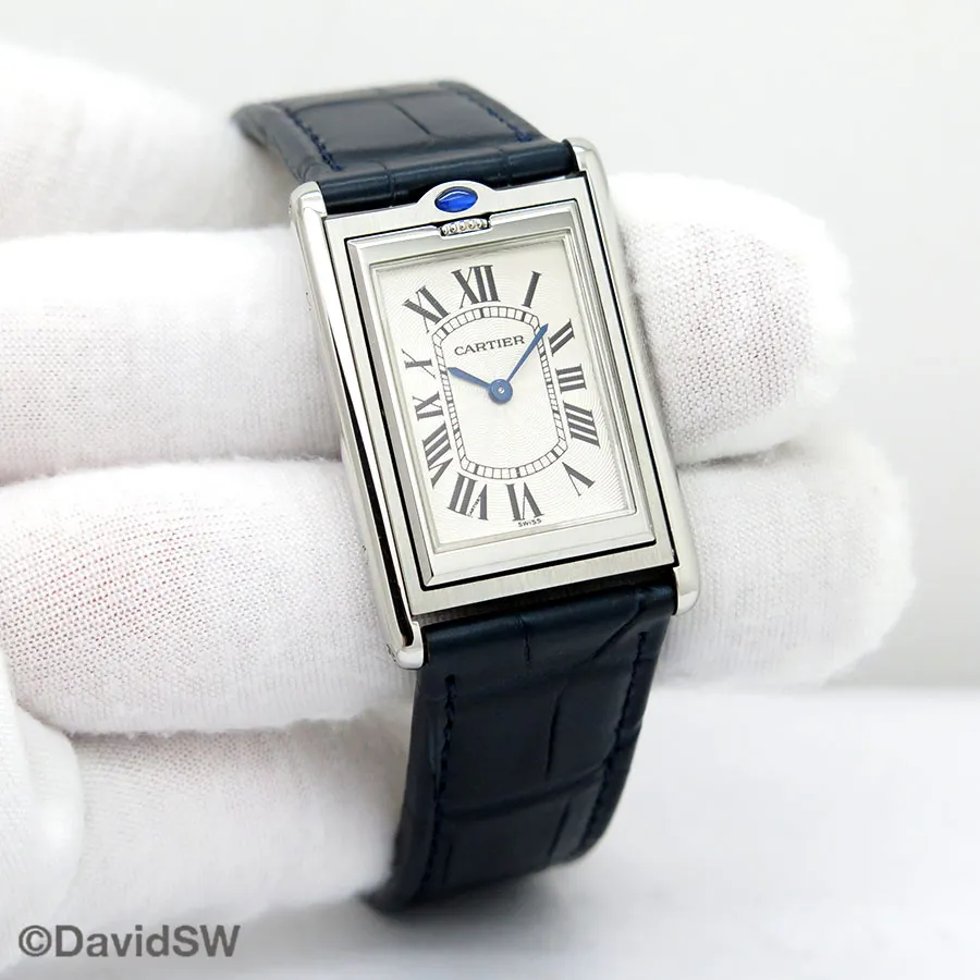 Cartier Tank Basculante Mécanique W1011358 38mm Stainless steel Silver