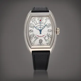 Franck Muller Conquistador 8000 SC White gold Silver