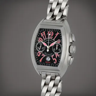 Franck Muller Conquistador 8005 CC King Stainless steel Black