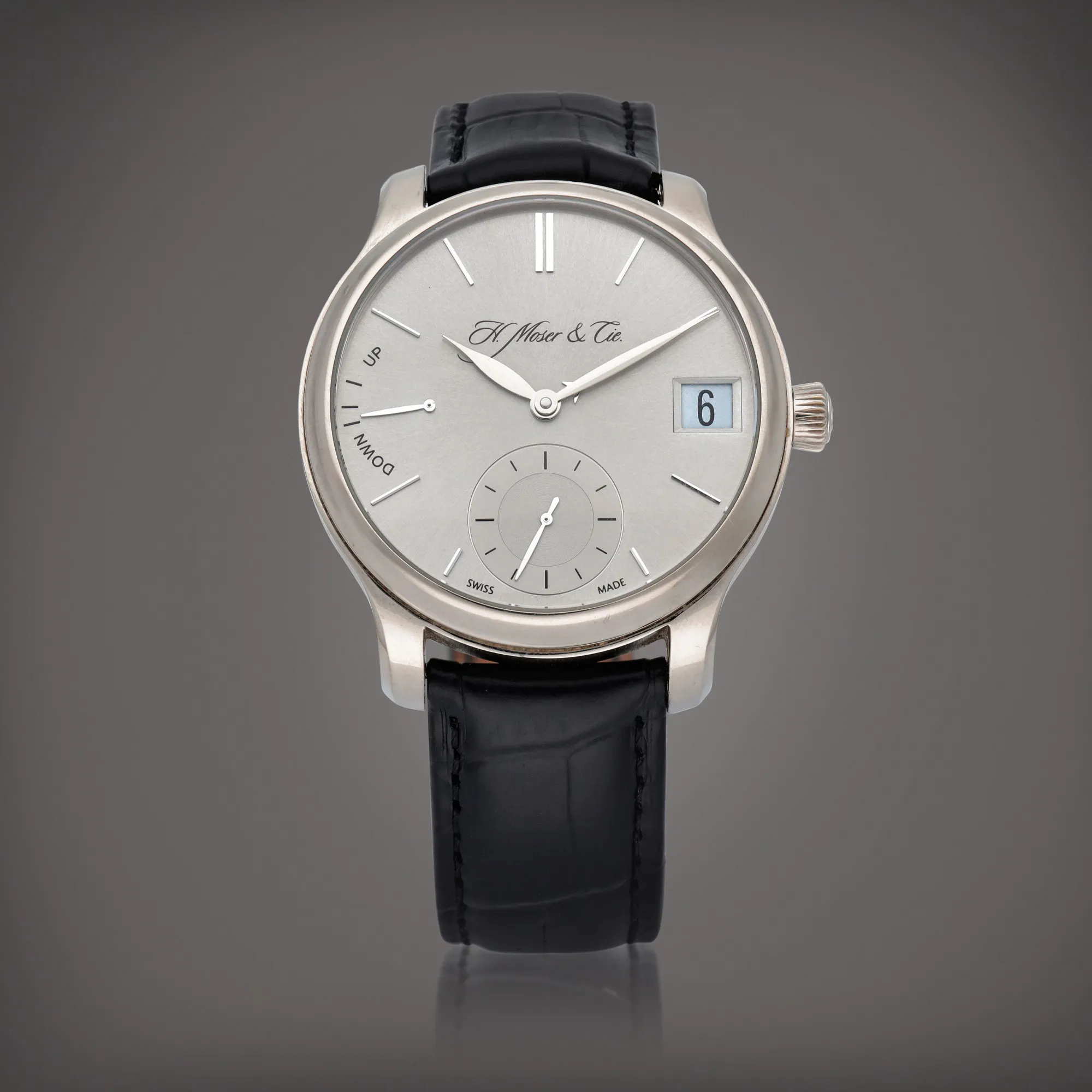 H. Moser & Cie. Endeavour 341.501-002 41mm White gold Silver 1