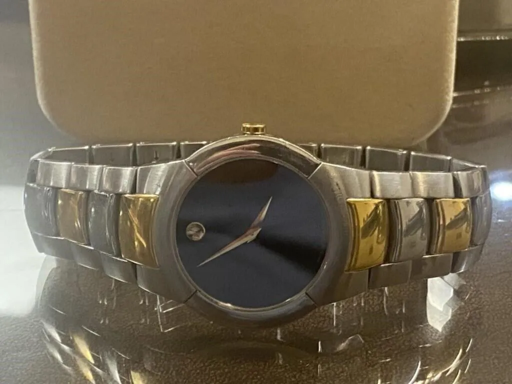 Movado Museum 36mm Stainless Steel Two-Tone Black 5
