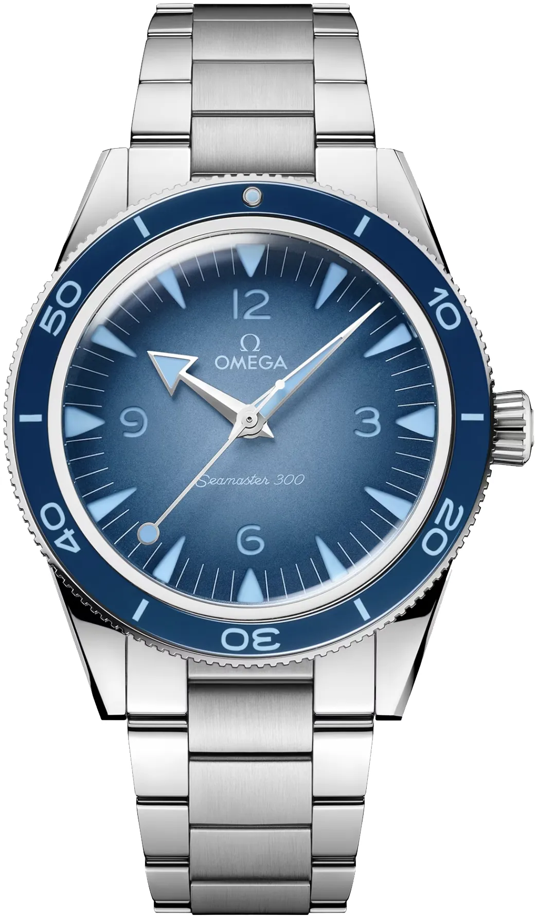 Omega Seamaster 300 41mm acier inoxydable bleu