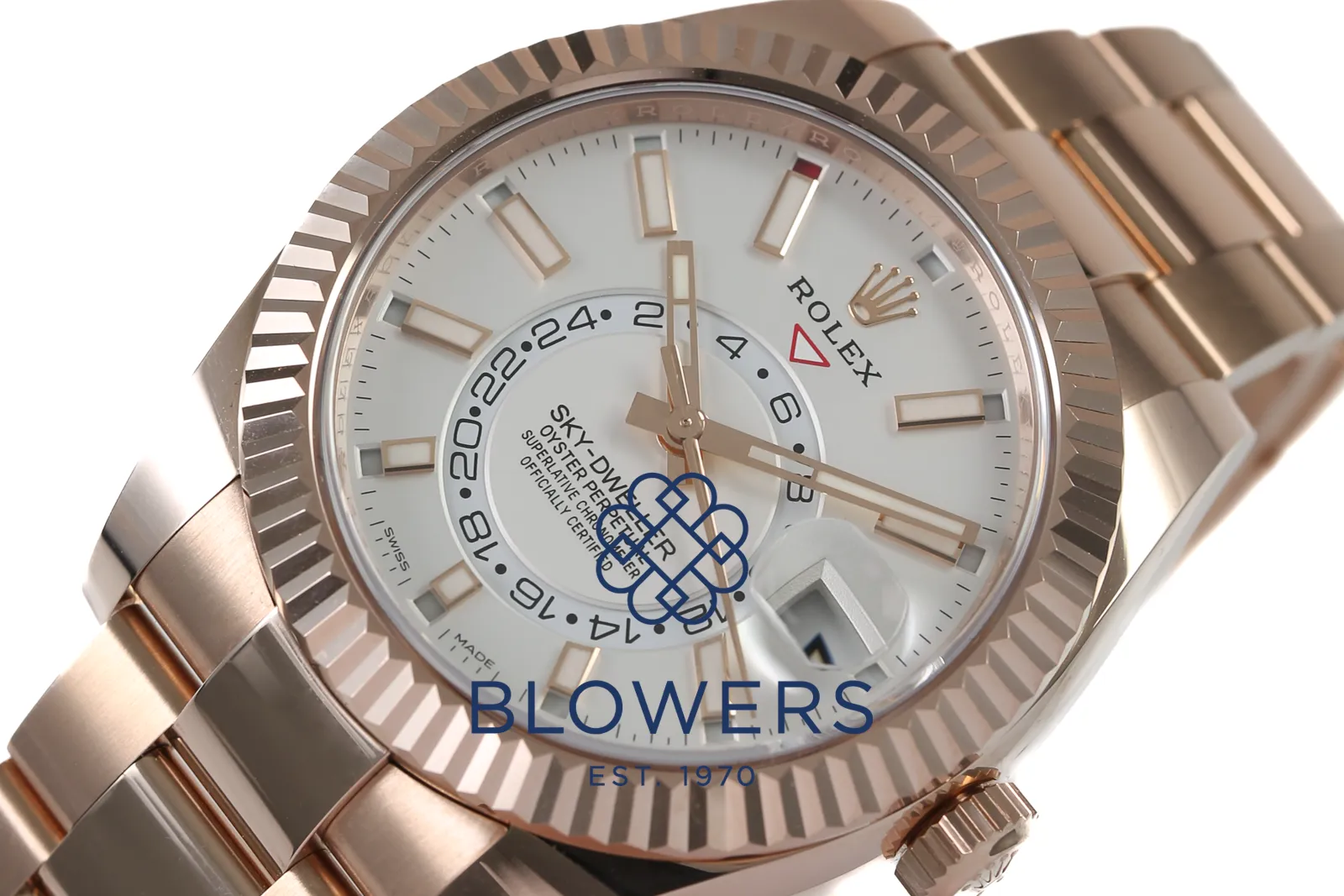 Rolex Sky-Dweller 326935 42mm Rose gold Silver 4