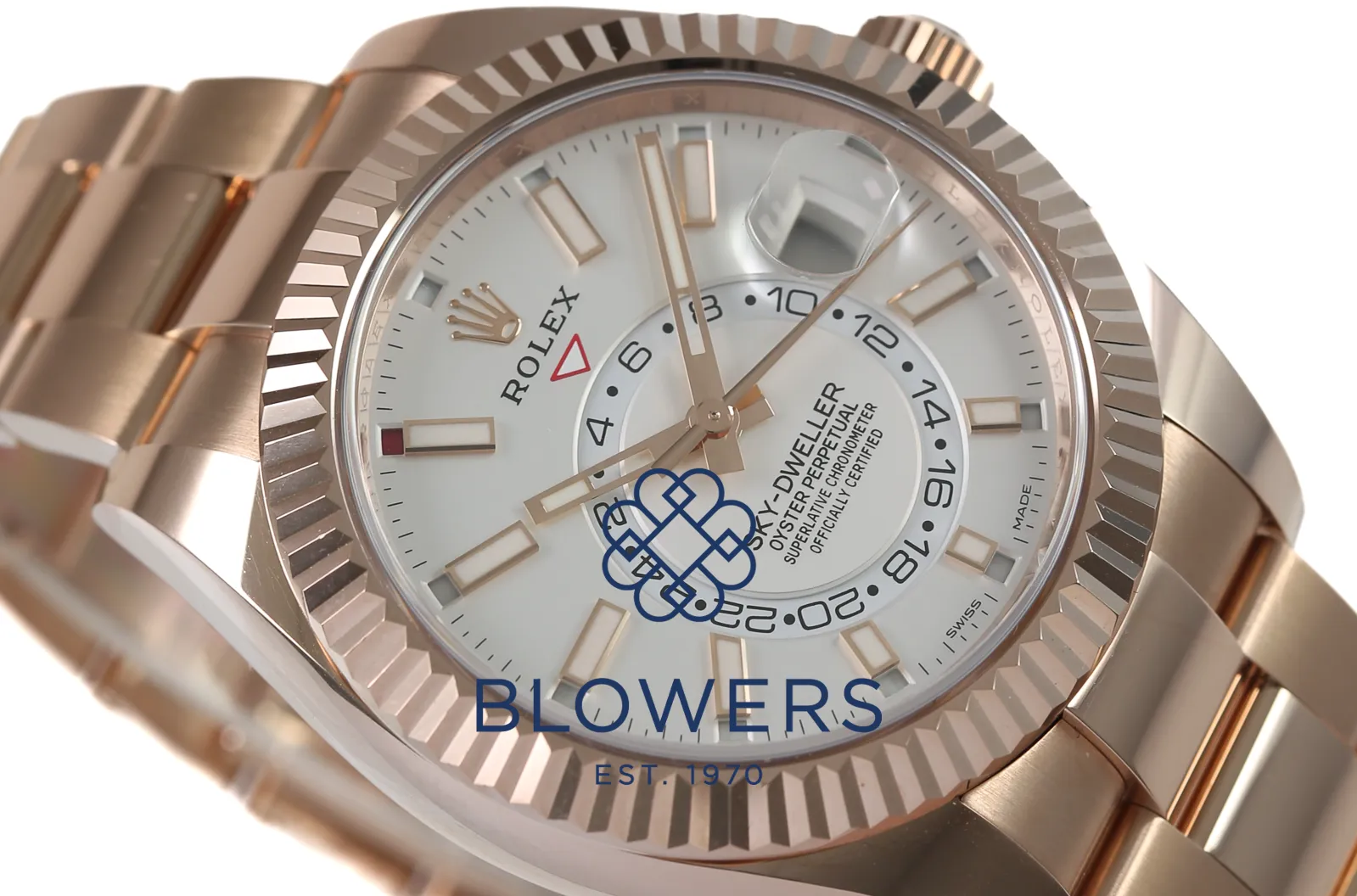 Rolex Sky-Dweller 326935 42mm Rose gold Silver 5