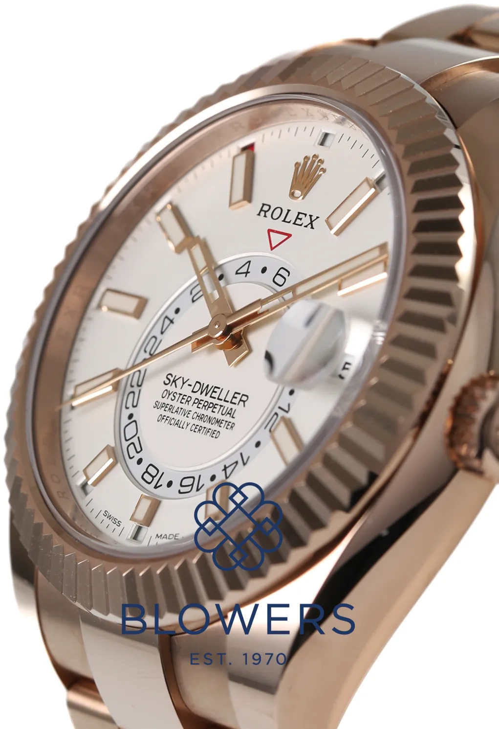 Rolex Sky-Dweller 326935 42mm Rose gold Silver 8